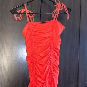 Forever 21 Neon Orange Dress